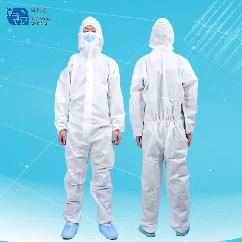 white disposable coverall suit isolation clothes prevent asbestos tubeless type 5/6 protective cheap disposable coverall