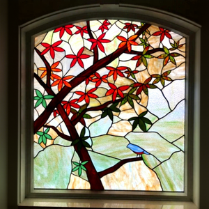 Vitrail personnalisé en verre massif pour église et cathédrale, double vitrage, mur-rideau, décoration européenne faite à la main - Product Image 1