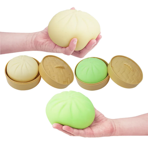 Pelota Antiestrés de Colores con Forma de Dumpling, Juguete Sensorial para Niños - Product Image 1