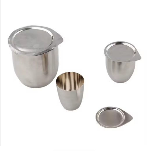 99.95% High Purity Platinum Crucible Tiny Pt Crucible 6x2.5mm 6.8x2.7mm 5x4mm