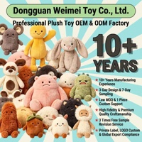 WEIMEI Fabricantes de Muñecas Personalizadas, Peluche de Dark Fang de Warcraft, Animales de Peluche Suaves ODM, Juguetes de Peluche Coleccionables para Niños