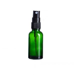 1oz 2oz 4 oz 15ml 30ml 60ml 120ml 1 2 4 Oz Cosméticos verdes Frascos cuentagotas de vidrio de suero facial vacío con tapa de rociador de niebla de agua - Product Image 5