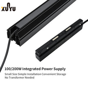 Plafonnier magnétique moderne 48V LED Plafonds tendus Nouveau système d'éclairage intérieur sur rail linéaire Profils en aluminium Aimant intérieur - Product Image 4