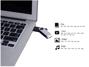 Clé usb colorée pivotante, logo personnalisé, mah - Product Image 4