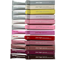 Brillant à Lèvres Végétalien Hydratant en Gros 12 Couleurs, Glaçage à Lèvres Scellant l'Hydratation, Repulpant Haute Brillance pour le Maquillage