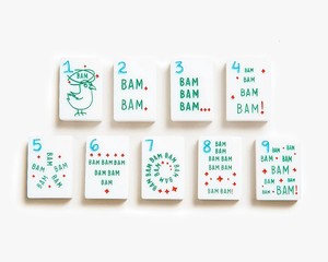 Jeu de tuiles de mahjong classique avec motifs et chiffres colorés pour 4 joueurs, jeu portable - Product Image 6