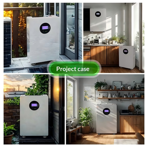 เครื่องจัดเก็บพลังงานแบบติดผนังแนวตั้ง 5KWH UB-5KWH พร้อมแบตเตอรี่ลิเธียมไอรอนฟอสเฟตในตัว สำหรับใช้ในบ้านกับระบบผลิตไฟฟ้าจากพลังงานแสงอาทิตย์ - Product Image 2