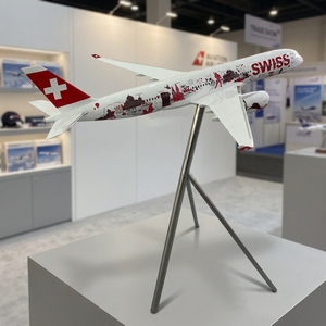 Modelo de Avión <span class=keywords><strong>Airbus</strong></span> <span class=keywords><strong>A350</strong></span>-1000 de Resina a Escala 1:56, 1.2m, para Exhibición en Suelo, Pieza de Exhibición de Avión de Aviación Civil - Product Image 6
