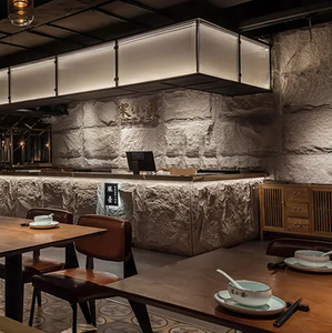 Liền mạch Faux đá tấm tường dễ dàng cài đặt 3D hiệu ứng pre-cast bê tông bảng điều chỉnh máy PU bảng điều chỉnh ánh sáng lung linh tường bảng - Product Image 1