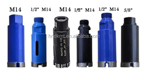M14 o 5/8 "-11 o 1/2" Gas Piedra de alta calidad Mármol Hormigón Granito Agujero Sierra Soldado con láser Broca de núcleo de diamante seco - Product Image 3