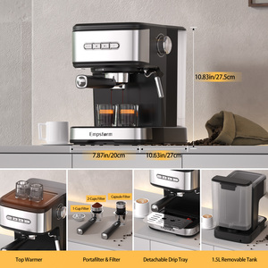 Cápsulas Eléctricas de Doble Modo Hechas a Mano para Cafetera <span class=keywords><strong>Espresso</strong></span> 01E, Preparación Silenciosa para Hoteles y Hogares, Disfrute Tranquilo - Product Image 6