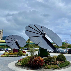 Sistema Solar de Seguimiento Panorámico Inteligente de Triple Eje con Batería, Generador de Energía Exterior de 1.45KW 1.4KW, Eje Fijo P - Product Image 2