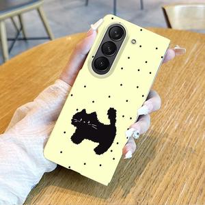 Custodia per telefono SP103 Dot Cat Cartoon Cute per Samsung <span class=keywords><strong>Galaxy</strong></span> Z Fold 6/5/4/3 e protezione schermo W23 - Product Image 5