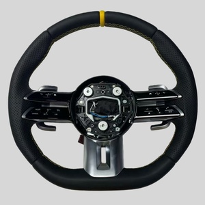 Compatible avec les modèles <span class=keywords><strong>Mercedes</strong></span>-Benz A, CLA, CLS, <span class=keywords><strong>GT</strong></span>, GLE, W176, W177, W117, W218 équipés d'un volant sport AMG de type D - Product Image 1