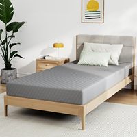Matelas en mousse à mémoire de forme pleine grandeur, prix d'usine, vente en gros, tissu tricoté, fermeté moyenne, sans fibre de verre, mobilier de chambre à coucher