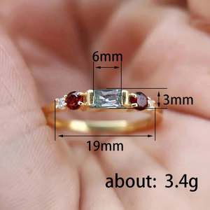 Anello con Design Floreale Geometrico, Stile Minimalista per Donne - Product Image 4