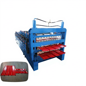 เครื่องขึ้นรูปโลหะสามชั้นแบบเย็นสำหรับหลังคาโลหะ - อุปกรณ์ขึ้นรูปคอมโพสิตสำหรับหลังคาที่อยู่อาศัยและเชิงพาณิชย์ - Product Image 1