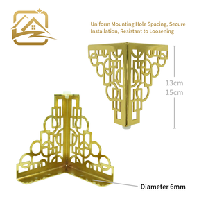 modern Factory Price solid 13cm gold Flower-patterned hollow metal <b>sofa</b> legs iron furniture legs <b>cheap</b> for <b>sofa</b> <b>bed</b> and cabinet - Product Image 3