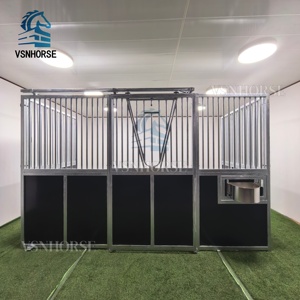 호주 핫 세일 맞춤형 대나무 또는 HDPE 말 마차 패널 전문 승마 클럽을 위한 조립식 모듈식 안정 프론트 - Product Image 3