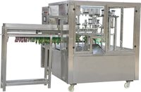 Prix usine automatique mayonnaise vinaigre jus de fruits ketchup bec poche remplissage machine de capsulage