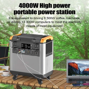 Générateur solaire portable 4KW 4000Wh, station d'alimentation au lithium, batteries externes, générateur solaire, meilleur générateur solaire - Product Image 1