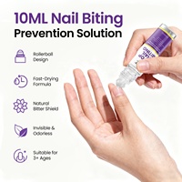 Roll-On Stop Nail Biting Treatment Liquide Stop Thumb Sucking Dissuasion Prevention Nail Care pour Enfants et Adultes