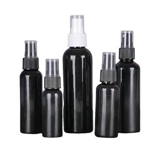 Botol semprot perjalanan Mini hitam 20ml 1oz 30ml 50ml 60ml 100ml 5oz botol plastik kabut halus untuk perjalanan kosong 2 oz - Product Image 1