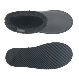 YL3721 Maßgefertigte 100% Wasserdichte Winter-Warme Knöchelhohe Weiche Schneeschuhe Kunstfell Dicke Sohle Plateau für Damen-Winterstiefel - Product Image 4