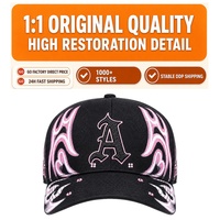 Gorras 31 Hats de 5 Paneles con Visera Curva, Gorra de Béisbol, Gorra de Mago, Ante Negro, Bordado 100% Original, Gorras 31 Hats El Mago