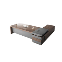 Muebles de Oficina en Forma de L, Mesa de Oficina para Computadora de Escritorio, Escritorios Grandes, Mesa de Oficina para Gerentes