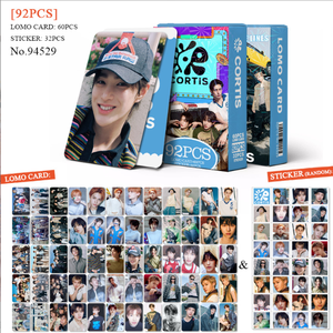92 tarjetas fotográficas CORTIS con pegatinas MARTIN JAMES JUHOON KEONHO, tarjetas fotográficas K-pop Lomo, perfectas para fans y para regalar - Product Image 6