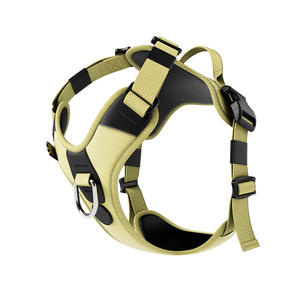 Özel Logo ile ayarlanabilir naylon yansıtıcı evcil hayvan koşumu yelek toptan köpek zinciri ve evcil hayvanlar için açık yürüyüş için tasma - Product Image 4