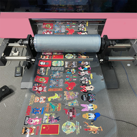 Impresora UV DTF Rosa A3 en Oferta, Cabezales de Impresión Duales XP600 con Laminador Incorporado para Impresión de Tazas y Etiquetas, Stock en EE. UU.