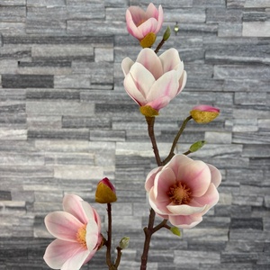 Ramas Individuales de Magnolia Artificial de Seda, Flores de Magnolia Artificiales de Alta Calidad al por Mayor para Decoración del Hogar en China - Product Image 4