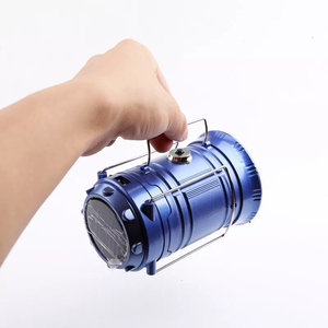 New Solar Power Rechargeable <b>LED</b> Telescopic Portable Emergency <b>Camping</b> <b>Lantern</b> for Outdoor Hiking Tent Handing Light - Product Image 1