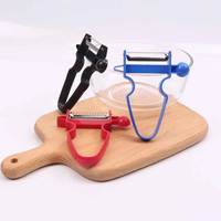Hete Aanbieding Groothandel Op Maat RVS Driedelige Aardappel Schilmesel Hakmes Trio Keuken Gadgets Duurzaam 3-delige Set