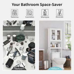 Nuovo <span class=keywords><strong>Mobile</strong></span> da <span class=keywords><strong>Bagno</strong></span> Innovativo con Cassetti in Vimini Resistenti, Arredo <span class=keywords><strong>Bagno</strong></span> Funzionale - Product Image 6