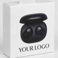 Boîte d'emballage personnalisée pour écouteurs TWS avec logo blanc, boîte de vente au détail en papier imprimée OEM pour la vente en gros de la marque