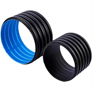 Factory Priced HDPE Double Wall Corrugated Drain <strong>Pipe</strong> PE Material <strong>Culvert</strong> Plastic Irrigation <strong>Pipe</strong> with Butt Fusion Connection - Product Image 6