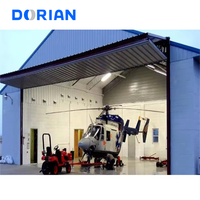 Kit de construction de hangar pour petits avions Henan Bâtiments préfabriqués en acier 50X100