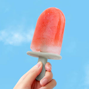 Molde de silicona para helados casero reutilizable con logotipo personalizado, máquina para hacer paletas de fácil liberación, 4 piezas, moldes de silicona para paletas ecológicos - Product Image 3