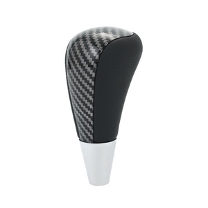 Car Gear <b>Knob</b> Carbon Fiber Leather Ergonomic <b>Shift</b> <b>Knob</b> For Toyota Lexus Cars - Product Image 1