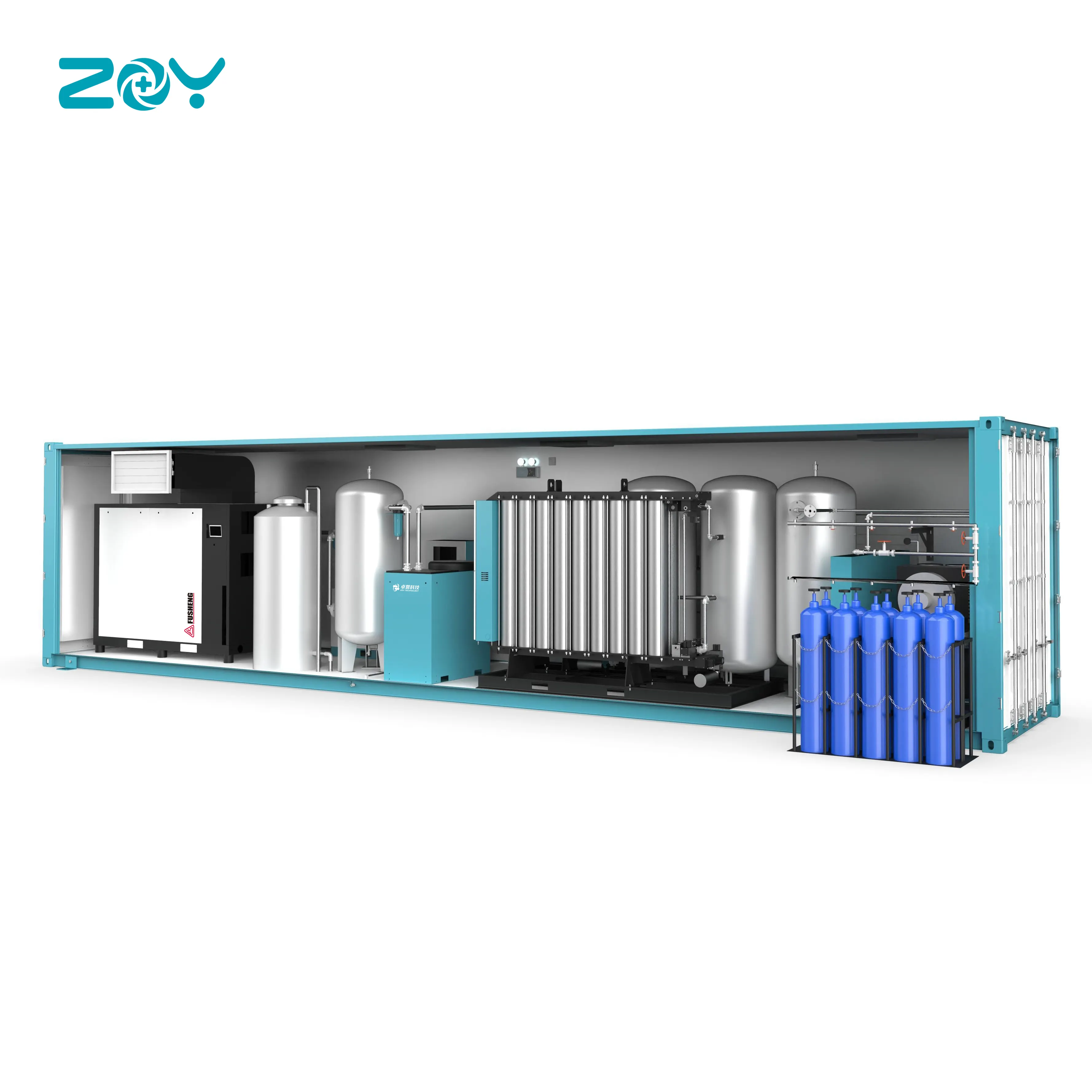 ZOY Oxygen Generator Price Medical Oxygen O2 Plant PSA Technology