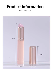 Mini <b>Silicone</b> Nail Lip Brush Transparent Soft Round Head Manicure DIY Ombre Painting Nail Art Makeup <b>Tool</b> - Product Image 2
