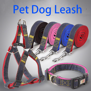 Großhandel heißer Verkauf außerhalb Haustier Lauf geschirr Hunde halsband und Leine Set Nylons eil Hunde leine - Product Image 2