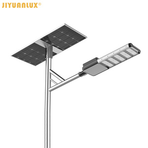 Barato al aire libre industrial IP67 30W 60W 80W dividido todo en dos farola solar precio con poste - Product Image 4