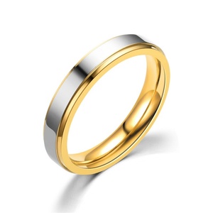 Factory Wholesale <b>Couple</b> <b>Ring</b> Set Engagement Stainless Steel Wedding <b>Ring</b> 18K Gold <b>Couple</b> <b>Ring</b> for Boys Girl - Product Image 3
