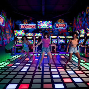 Jeux de sol interactifs de projection de <span class=keywords><strong>marelle</strong></span>, jeux de sol à LED activés par la grille - Product Image 3