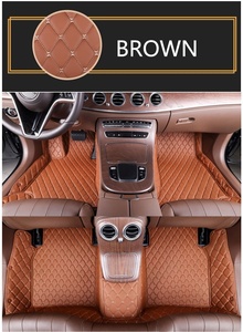 Tapis de sol de voiture en cuir de haute qualité, entièrement personnalisés, faciles d'entretien, pour <span class=keywords><strong>Dacia</strong></span> Land Rover Jeep, modèle 3 / Y - Product Image 4