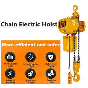 XINYUAN Alat Angkat Konstruksi Baru 5T <span class=keywords><strong>Electric</strong></span> Chain <span class=keywords><strong>Hoist</strong></span> dengan Remote Control Proteksi IP54 Motor 3kW - Product Image 2